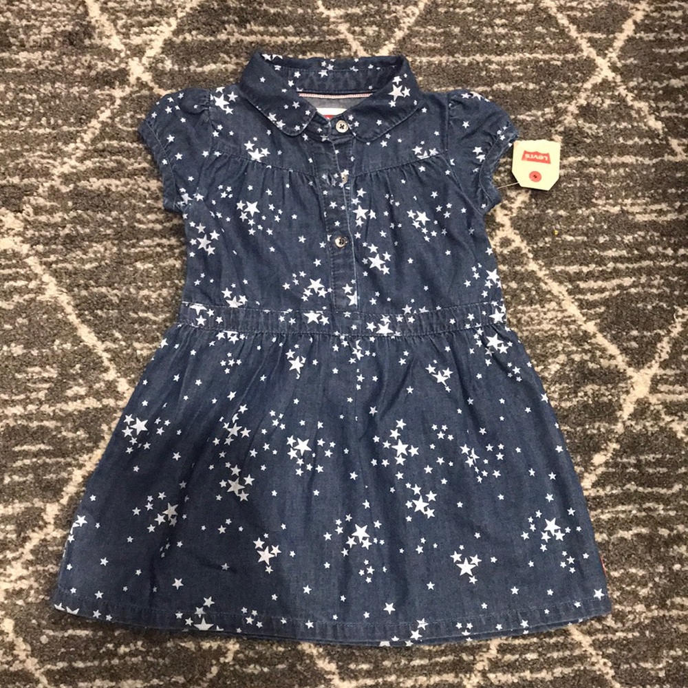 New Levi baby girl jean dress